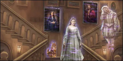 Quel lien de parenté y a-t-il entre la fondatrice de la maison et son fantôme ?