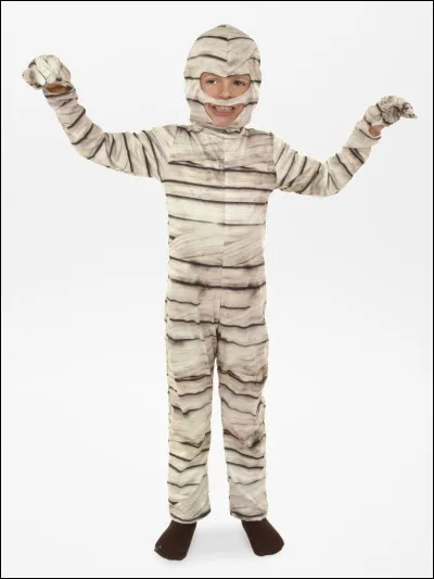 En quoi est déguisé ce petit garçon ?