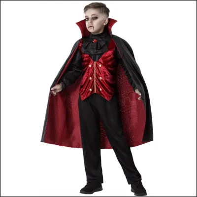 En quoi est déguisé ce petit garçon ?