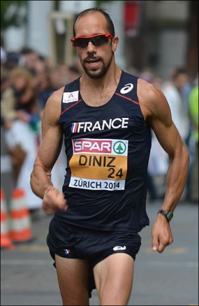 Comment s'appelle ce champion français de marche athlétique ?
