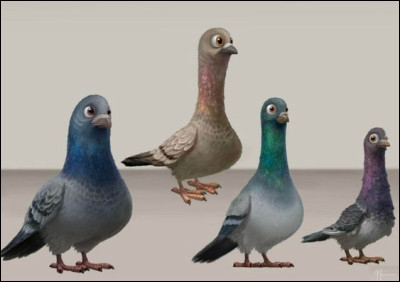 Quels humoristes doublent les pigeons dans la version française du dessin animé Disney ''Volt, star malgré lui'' ?