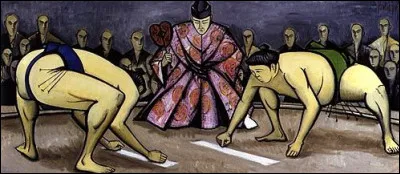 Quel peintre s'est inspir&eacute; du sumo pour cr&eacute;er une s&eacute;rie de toiles ?