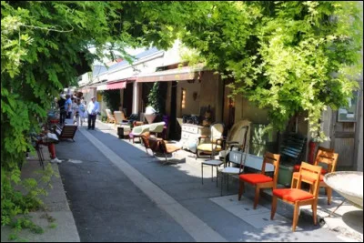 Quel est le marché aux puces le plus célèbre de la capitale ?