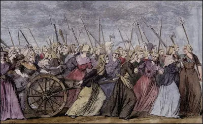 En 1789, 8 000 Parisiennes se dirigent vers Versailles pour réclamer du pain ; le cortège reviendra à Paris avec la famille royale : c'était le ...