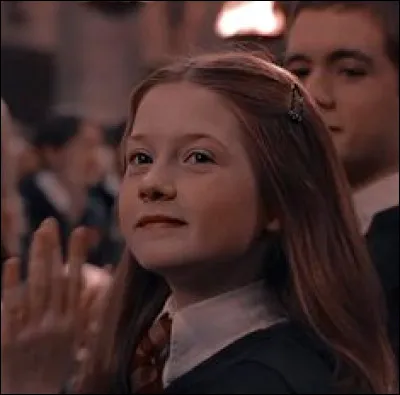 En quelle année rentre Ginny ?