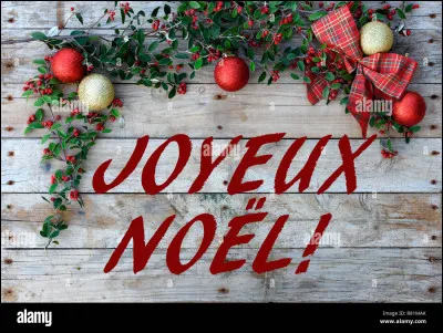 Nous revenons sur Noël ! Comment dit-on ''Noël'' en anglais ?