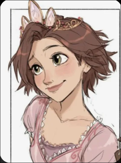 De quelle couleur sont les yeux de Raiponce ?