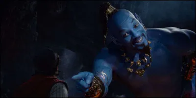 Will Smith incarne "le Génie", un être magique enfermé dans une lampe qui a le pouvoir d'accorder des vux. Le Génie devient l'ami et le conseiller d'un jeune voleur, l'aidant à conquérir le cur de la princesse Jasmine. Quel est ce film ?