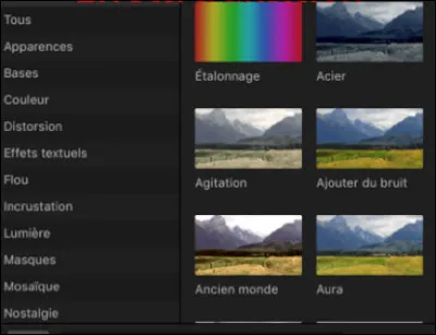 Quel est le nom de cet emplacement sur l'interface du logiciel ?