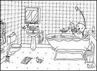 How do you translate 'la salle de bains' in english ?