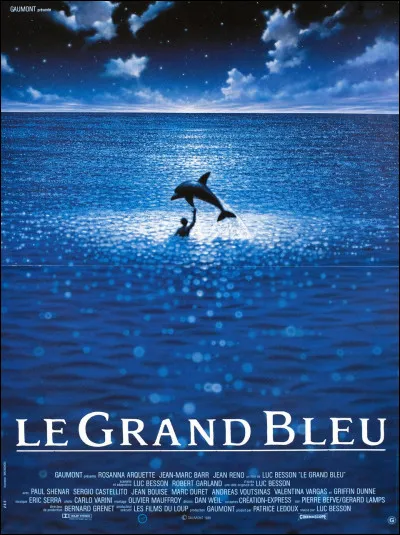 "Le grand bleu" est le titre d'un film interprété par Jean Reno.