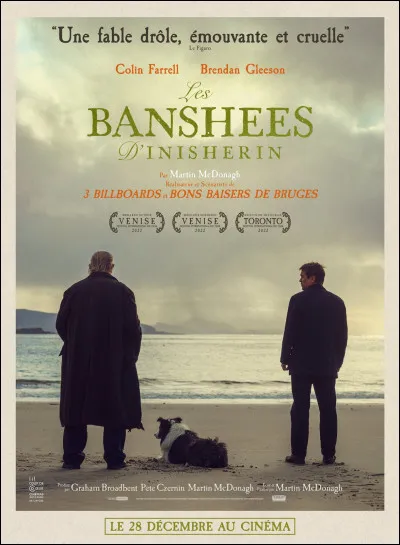 "Les banshees d'Inisherin" est le titre d'un film interprété par Colin Farrell.