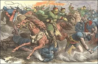 Ce 7 avril, les Huns menés par Attila s'emparent de Metz ; la ville est pillée et la population massacrée : c'était en ...