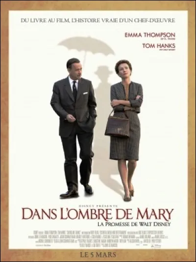 Dans le film "Dans lombre de Mary" (2013), quelle romancière est incarnée par Emma Thompson ?