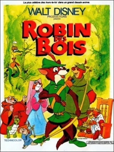 Dans le film "Robin des Bois" (1973), quel animal est le shérif de Nottingham ?