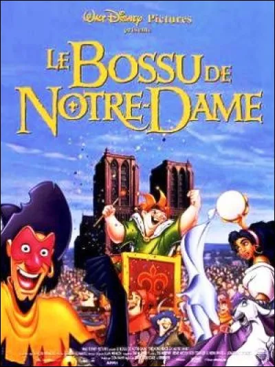 Dans le film Le Bossu de Notre-Dame (1996), quel personnage dun autre film peut-on apercevoir dans les rues de Paris plongé dans un livre ?