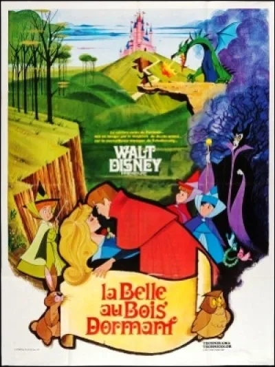 Dans le film "La Belle au bois dormant" (1959), combien de bonnes fées se penchent sur le berceau de la princesse Aurore ?