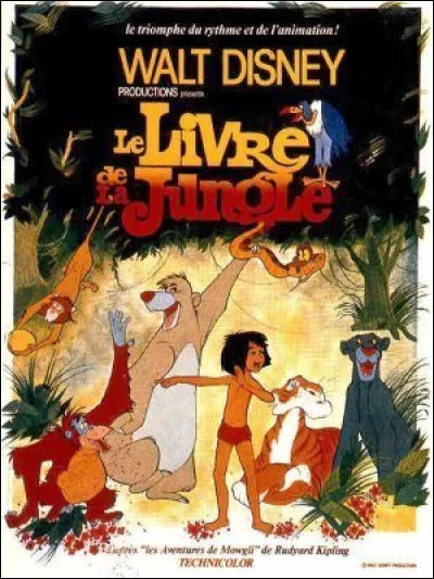Quel personnage du film "Le Livre de la jungle" (1967) nexiste pas dans luvre de Rudyard Kipling ?