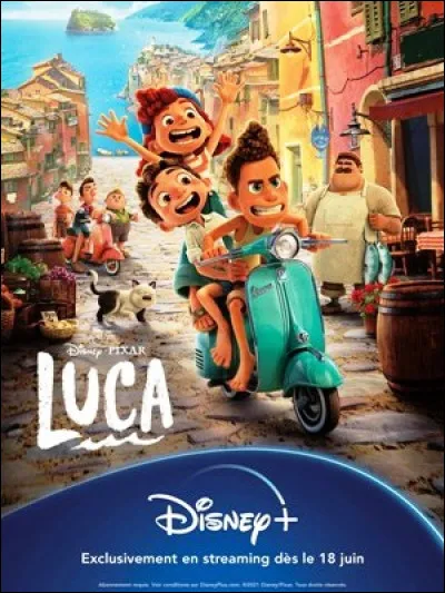 Dans le film "Luca" (2021), quelle créature est en réalité Luca ?