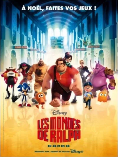 Dans le film "Les Mondes de Ralph" (2012), de quel jeu vidéo Ralph est-il le méchant ?