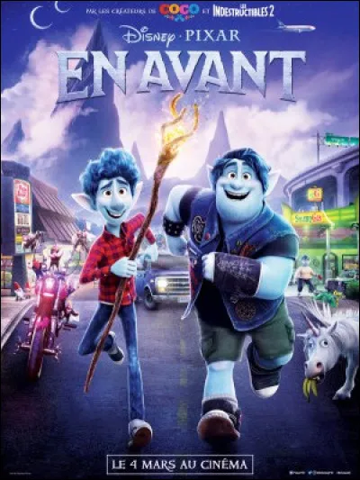 Dans le film "En avant" (2020), quelle est la caractéristique des acteurs qui doublent les frères Ian et Barley Lightfoot en version originale ?