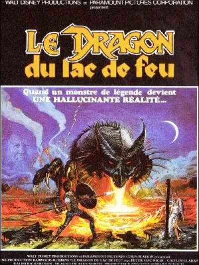 Dans le film "Le Dragon du lac de feu" (1981), comment sappelle le dragon ?