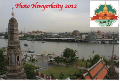 Quelle ville est arrosée par la Chao Phraya ?