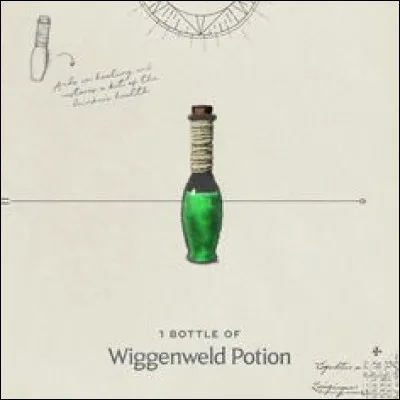 Une question globale : une potion wiggenweld est composée de jus d'horglup ansi que...