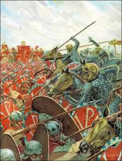 Ce 9 août, la bataille dAndrinople entre larmée romaine, commandée par lempereur Valens, et des Wisigoths et Ostrogoths commandées par Fritigern. L'empereur et sans doute 20 000 soldats romains sont tués C'est pour Rome, un désastre militaire aux conséquences lourdes : c'était en ...