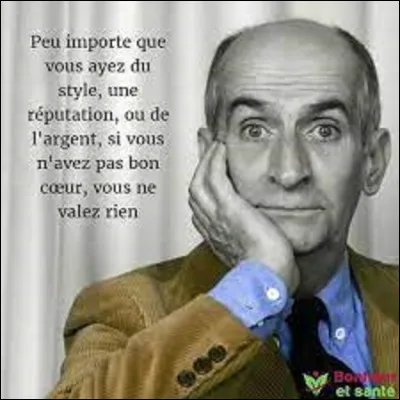 Quel est le titre du dernier film que Louis de Funès a tourné en 1982 avant son décès survenu en 1983 ?
