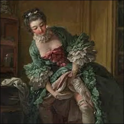 Entre 1742 et 1860, quel rococo a réalisé cette toile intitulée ''L'il indiscret'' appelée également ''La Femme qui pisse'' ?