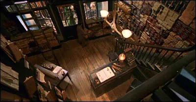 Cette boutique est celle d'un fabriquant de baguettes magiques. Comment s'appelle-t-elle ?