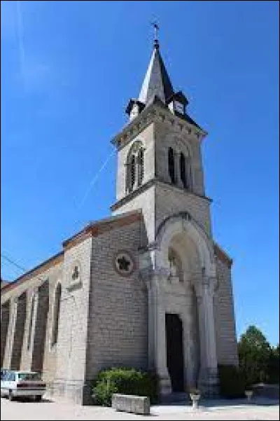 Voici l'&eacute;glise Saint-L&eacute;ger, &agrave; Villemotier. Commune de l'aire d'attraction Burgienne, elle se situe dans le d&eacute;partement ...