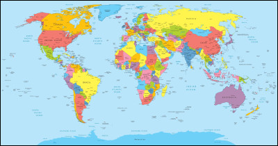 Commençons avec une question plutôt simple : Combien de pays sont situés en Europe et en Asie ?