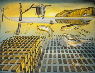 Cette peinture est la suite de sa plus célèbre création, "La Persistance de la mémoire". Dans cette uvre, Dalí revisite les fameuses horloges molles et les paysages étranges, mais avec une dimension fracturée. Les horloges semblent être décomposées, évoquant une distorsion du temps et de la réalité. Quel est le titre de cette peinture ?