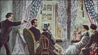 Ce 14 avril, Abraham Lincoln, président des États-Unis, est tué par balle à Washington, alors qu'il assiste à la représentation d'une pièce de théâtre : c'était en ...