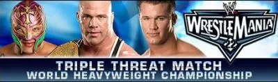 Dans le 'main-event' de WM 22 , Rey Mysterio a battu Randy Orton et Kurt angle dans match triple menace avec quelle prise ?