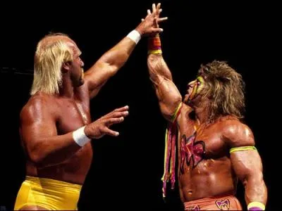 Dans le 'main-event' de WM 6 , l'Ultimate Warrior a battu Hulk Hogan avec quelle prise ?