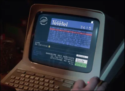 Le minitel dans les foyers, c'était ...