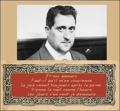 XXe s. > Le prévenu Apollinaire, poète de son état - rien que cela est déjà suspect - n'aura passé qu'une semaine en prison. Mais pour quel motif ?