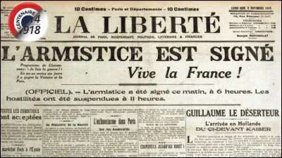 L'armistice est une guerre qui se finit tous les ans le 11 novembre !