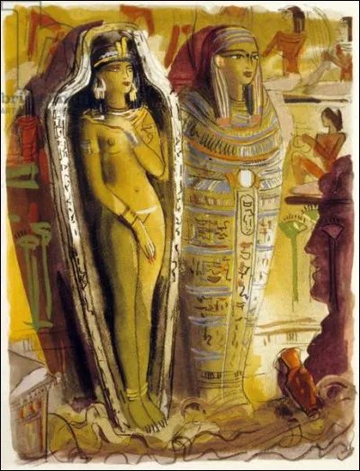 Qui a écrit "Le Roman de la momie" en 1858 ?