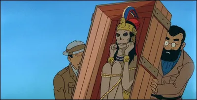 Dans quel album de "Tintin" rencontre-t-on la momie de l'empereur inca Rascar Capac ?