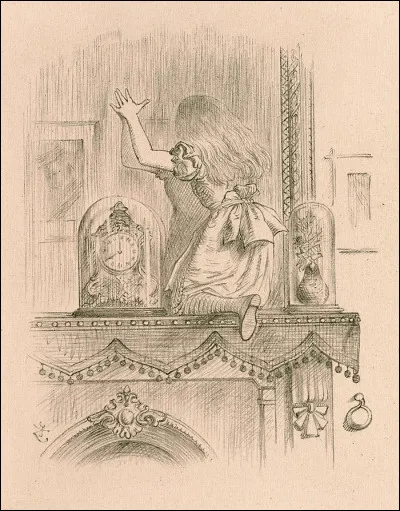 (Se basant sur la r&eacute;ponse 2)Voyant que tu as oubli&eacute; la cl&eacute; , sur la table qui est d&eacute;sormais bien trop grande pour toi car tu as rapetiss&eacute; que fait tu ?