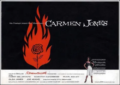 Saul Bass ''révolutionne'' l'affiche de film avec ''Carmen Jones'', en 1954. Quel compositeur est mis à l'honneur dans ce film ?