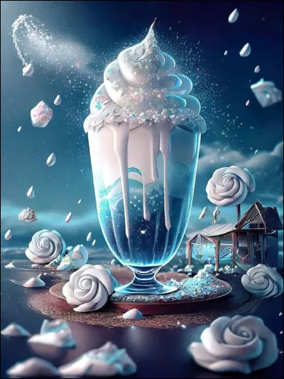 Quel parfum de glace est utilisé pour réaliser une "dame blanche" ?