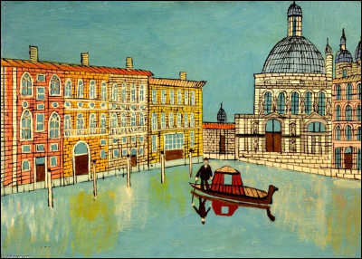 Qui a représenté "Le Canal de Venise et l'Église" ?