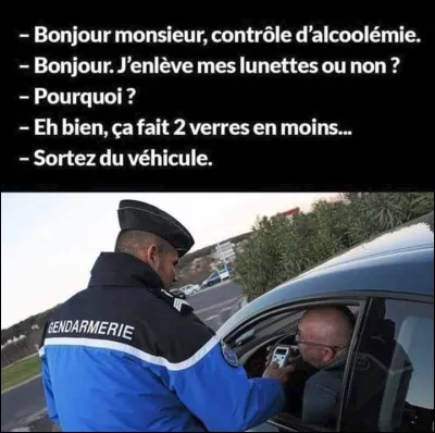 Retrouvez la perle de la gendarmerie !