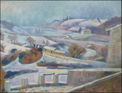 Qui a représenté "Miramande sous la neige" ?