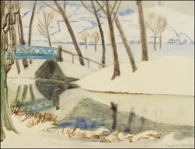 Voici son "Ruisseau en hiver" ?